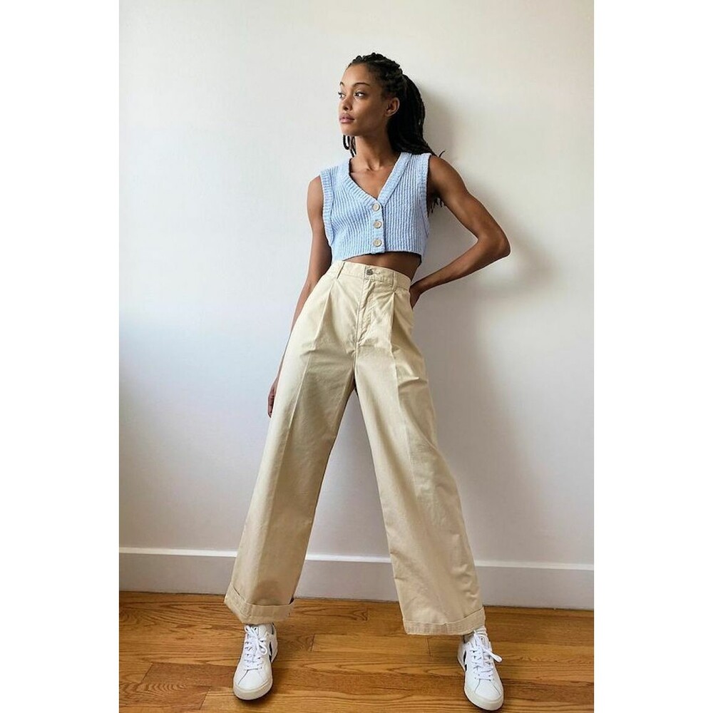 Levi's Premium Pleated High Rise Loose Pant